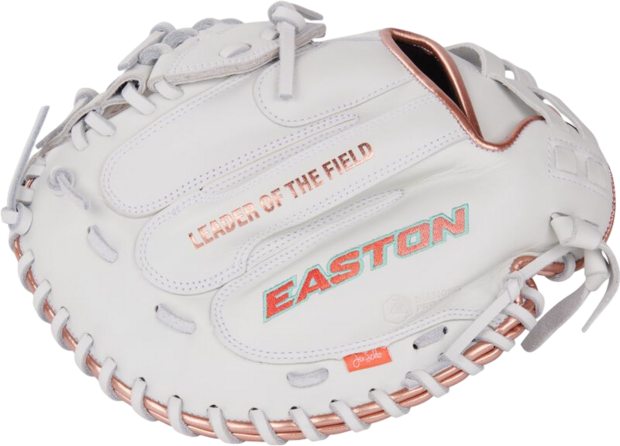 Easton Elite series Softball Jen Schro 33" Catcher Glove White/Bronze RHT