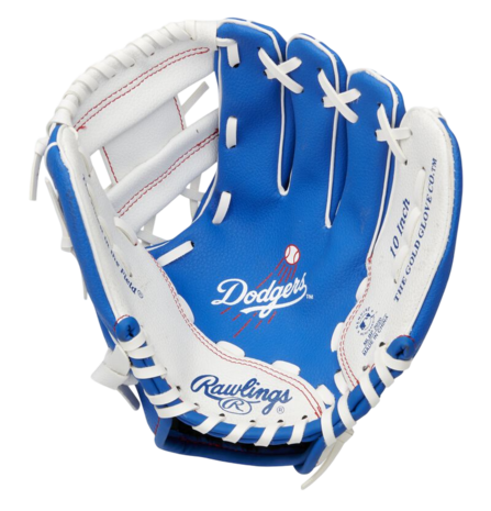 Rawlings Dodgers Team Glove 10.0" Youth Glove Royal Blue/White RHT