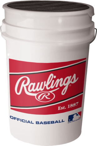 Rawlings Ball Bucket (22.7 liters) White 
