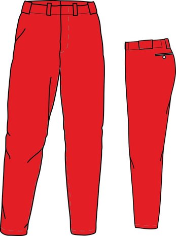 PA ECO (SCARLET)- SSK Economy Baseball/Softball Pants