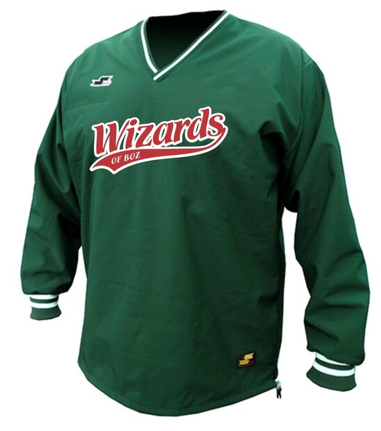 Wizards of Boz Windbreker green