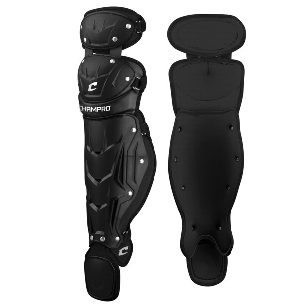 Champro Optimus MVP Double Knee Leg Guard Adult 16.5" Black