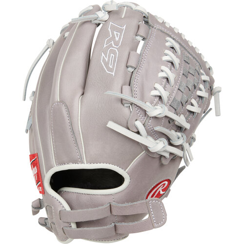 Rawlings R9 Softball 12" All-Round Glove Gray/White RHT