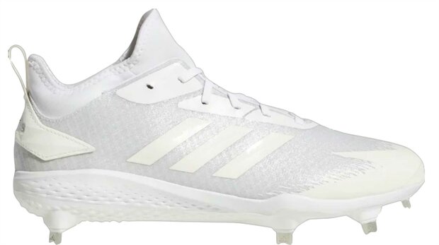Adidas Afterburner 5 White/Silver Metal Cleats