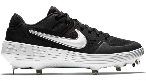 Nike Huarache Elite 2 Black Metal Cleats