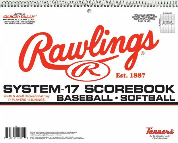 Rawlings Baseball / Softball Scorebook