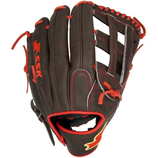 SSK S20 Red Line 11.5" Infield Glove Brown/Red RHT