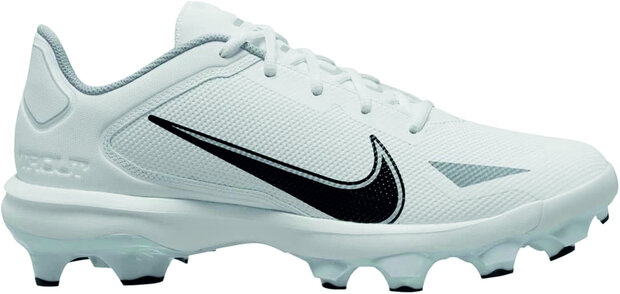 Nike Trout 8 White Low Rubber Cleats