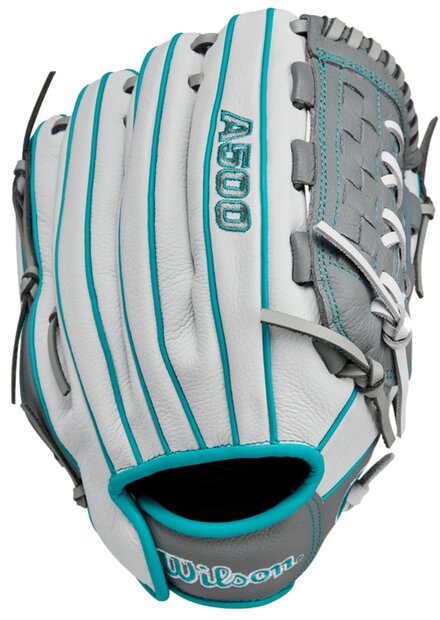 Wilson A500 Siren 11.75" All-Round Glove White/Grey/Blue RHT