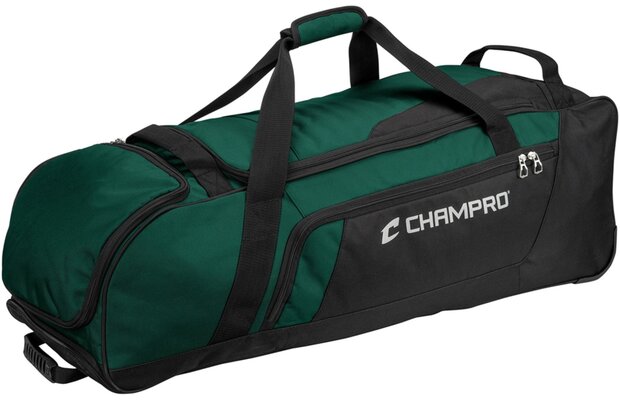 Champro Boss Wheeled Catcher's Bag Green