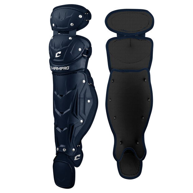 Champro Optimus MVP Double Knee Leg Guard Adult 16.5" Navy