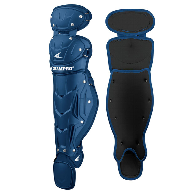 Champro Optimus MVP Double Knee Leg Guard Intermediate 14.5" Royal