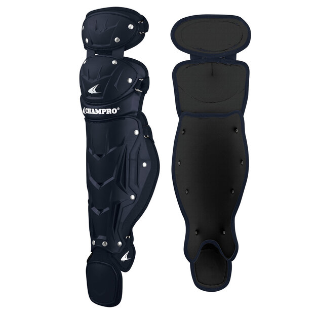Champro Optimus MVP Double Knee Leg Guard Intermediate 14.5" Navy