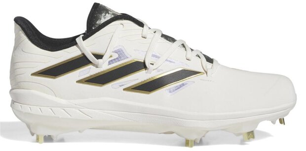 Adidas Afterburner 9 Summer Bash White/Black/Gold Metal Cleats