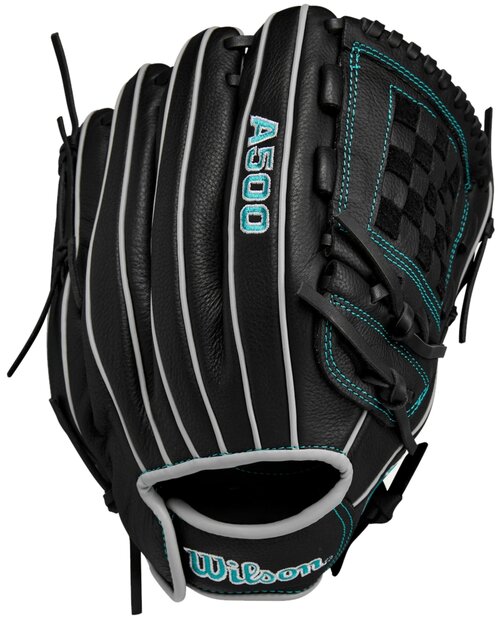 Wilson A500 Siren 12" All-Round Glove Black/Teal RHT