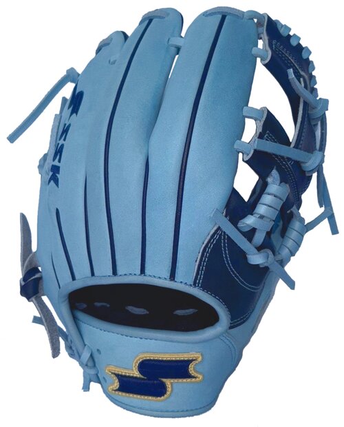 SSK Pro Custom 11.5" Infield Glove Colombia Blue/Navy RHT