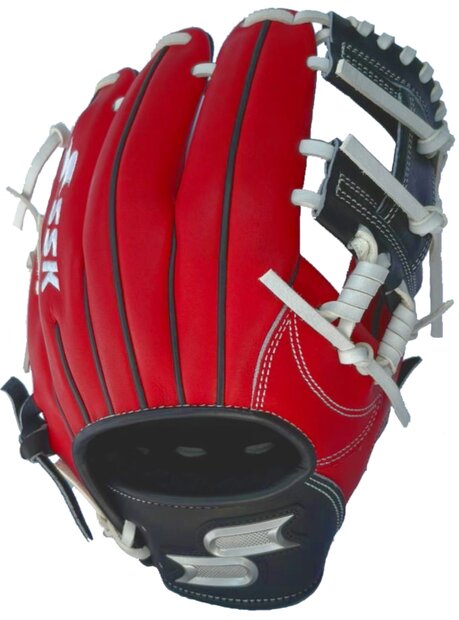 SSK Pro Custom 11.5" Infield Glove Red/Black/White RHT
