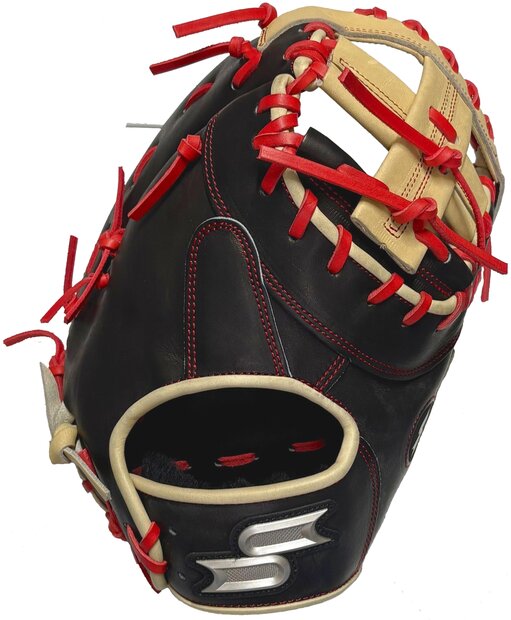SSK Pro Custom 12.25" First Base Glove Black/Camel/Red RHT