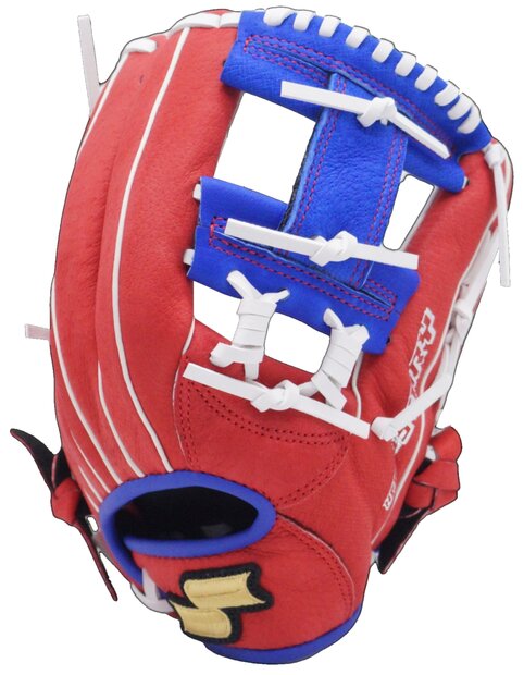 SSK Hero's Story 10.75" Youth Infield Glove Red/Royal RHT