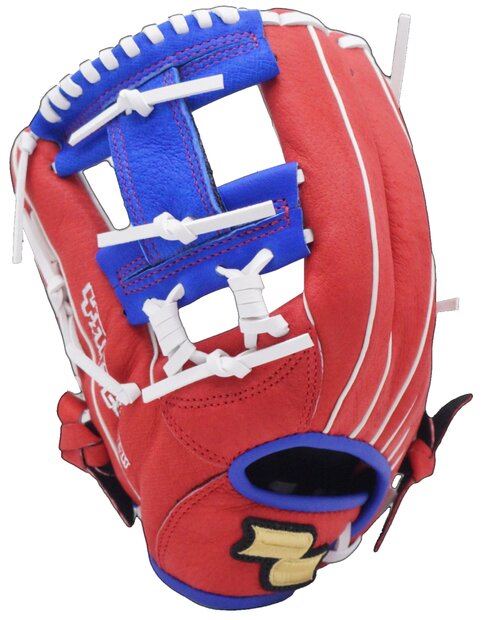 SSK Hero's Story 10.75" Youth Infield Glove Red/Royal LHT