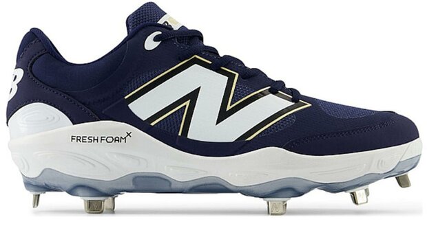 New Balance L3000TN7 Team Navy/White Metal Cleats