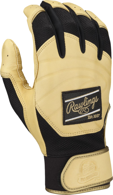 Rawlings Pro Preferred Batting Gloves Camel/Black