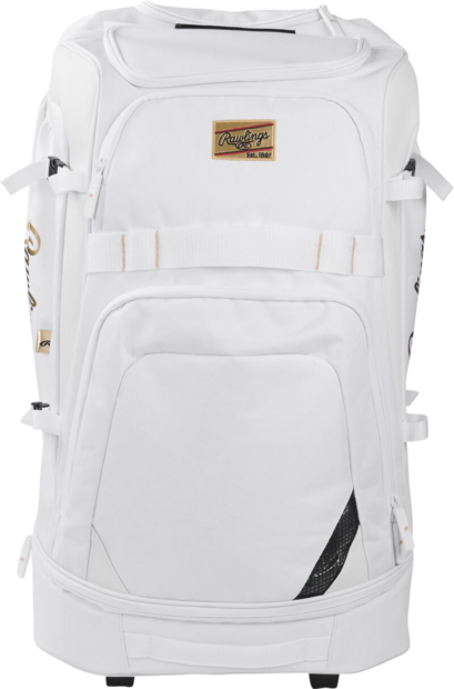 Rawlings Gold Collection Wheeled Bag White
