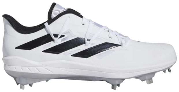 Adidas Afterburner 9 White/Black Metal Cleats
