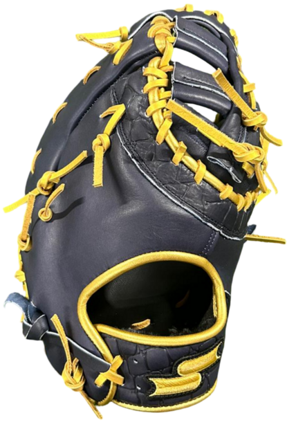 SSK EBC50 12.5" First Base Glove Crocodile Pattern Navy/Gold RHT