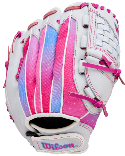 Wilson A440 11.5" Youth Infield Glove White/Pink/Galaxy RHT