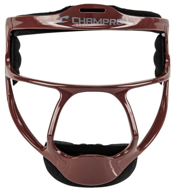 Rampage Softball Fielder's Facemask Maroon