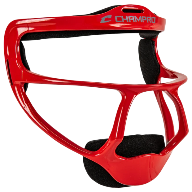Rampage Softball Fielder's Facemask Scarlet