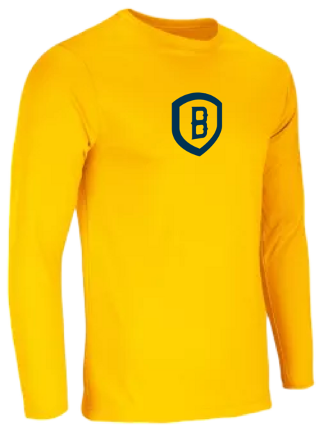 HCAW Dry Gear Long Sleeve T-Shirt Gold Badge