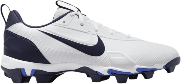Nike Trout 9 White/Midnight Navy Low Rubber Cleats