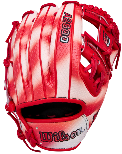 Wilson A2000 Zach Netto 11.75" Infield Glove Red/White RHT