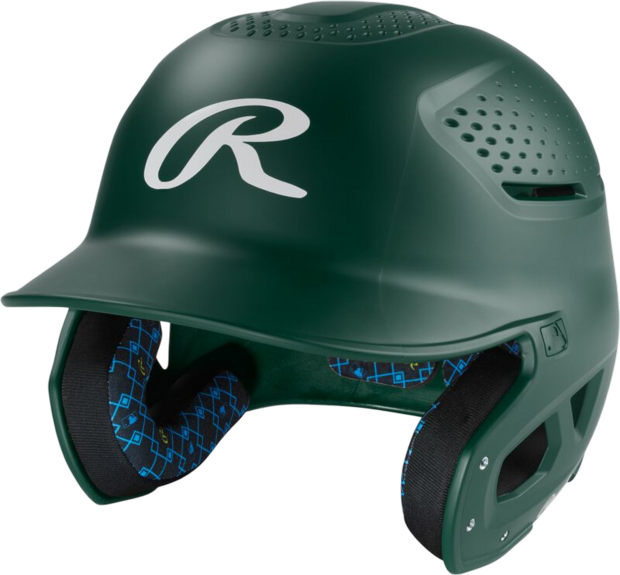 Rawlings RX2 Matte Batting Helmet Dark Green