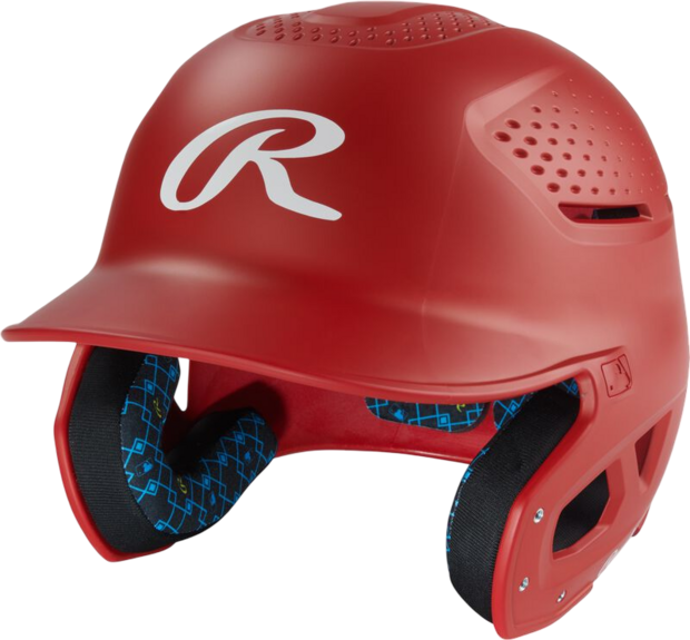Rawlings RX2 Matte Batting Helmet Scarlet