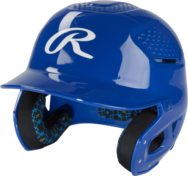 Rawlings RX2 Gloss Batting Helmet Royal
