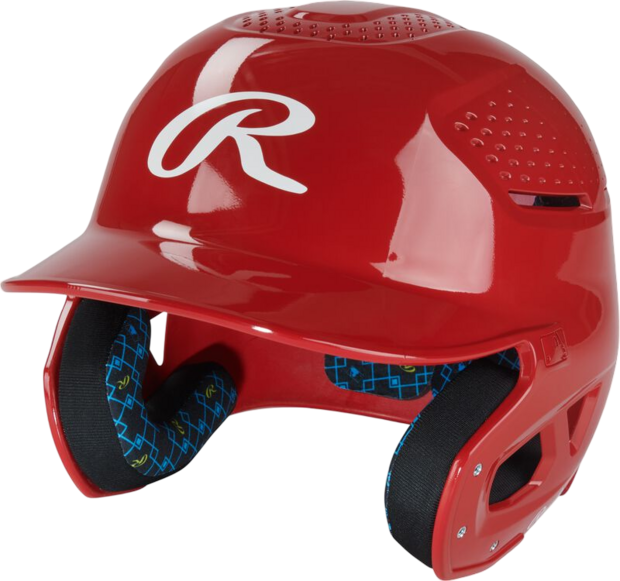 Rawlings RX2 Gloss Batting Helmet Scarlet