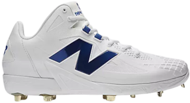 New Balance FuelCell Ohtani 1 White/Royal Metal Cleats