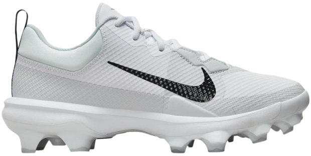 Nike Trout 9 Pro White/Black Low Rubber Cleats
