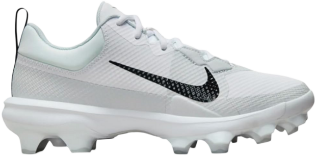 Nike Trout 9 Pro White/Grey Low Rubber Cleats