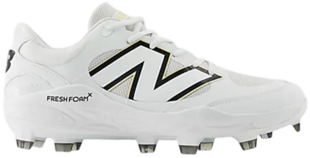New balance PL3000W7 White/Black Rubber Cleats