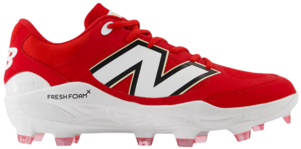 New balance PL3000R7 Team Red/White Rubber Cleats