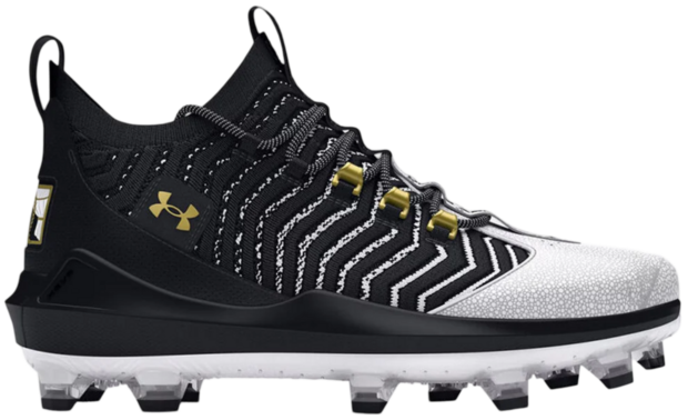 Under Armour Harper 9 Pro Black/White/Gold Rubber