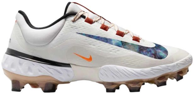 Nike Huarache Elite 4 Summit White/Royal Pulse Low Rubber Cleats