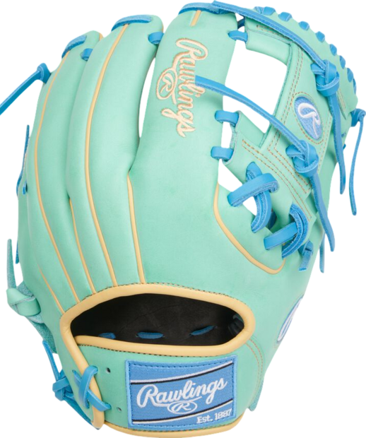 Rawlings Heart of the Hide 11.75" Infield Glove Mint /Columbia Blue RHT