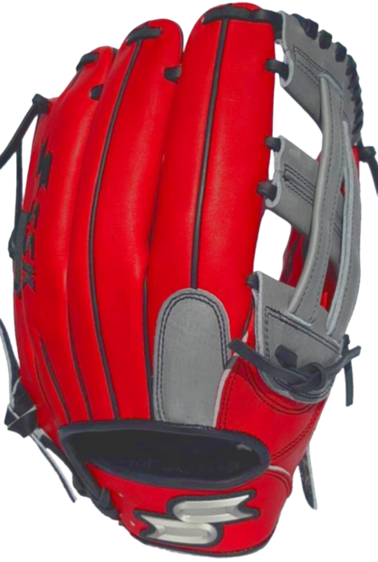 SSK Pro Custom 12.5" Outfield Glove Red/Grey/Black RHT