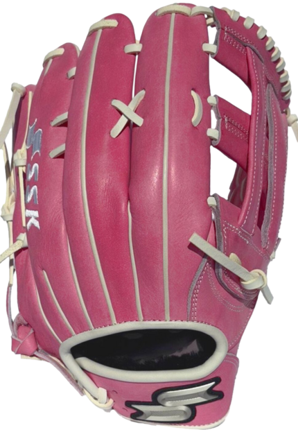 SSK Pro Custom 12.75" Outfield Glove Pink/White RHT