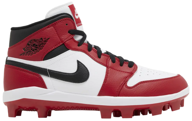 Nike Air Jordan 1 Gym Red/White/Black High Rubber Cleats